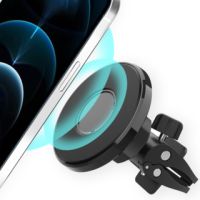 Accezz Telefonhalter für das Auto iPhone 13 - MagSafe - Lüftungsgitter - magnetisch - schwarz