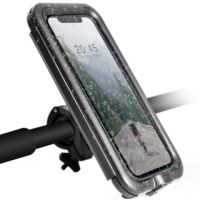 Accezz Telefonhalter Pro für das Fahrrad für das Samsung Galaxy A52 (4G) – universell – mit Gehäuse – schwarz