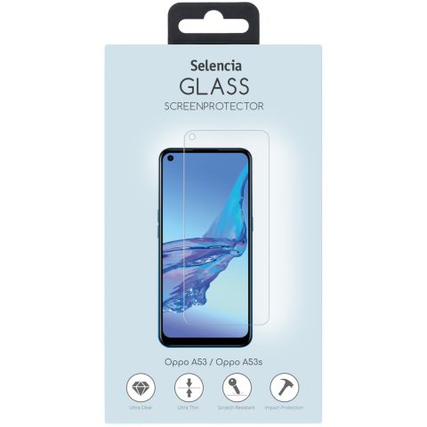 Selencia Displayschutz aus gehärtetem Glas Oppo A53 / Oppo A53s