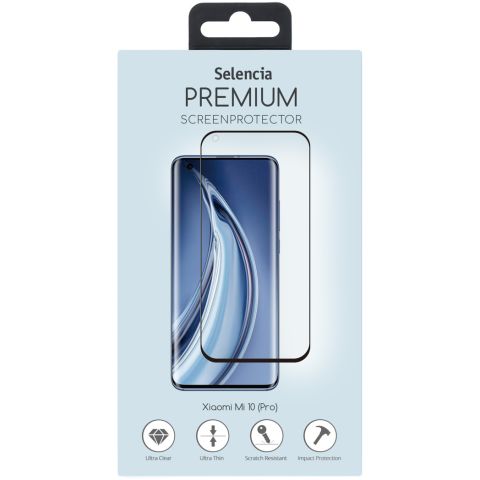 Selencia Premium Screen Protector aus gehärtetem Glas für das Xiaomi Mi 10 (Pro)