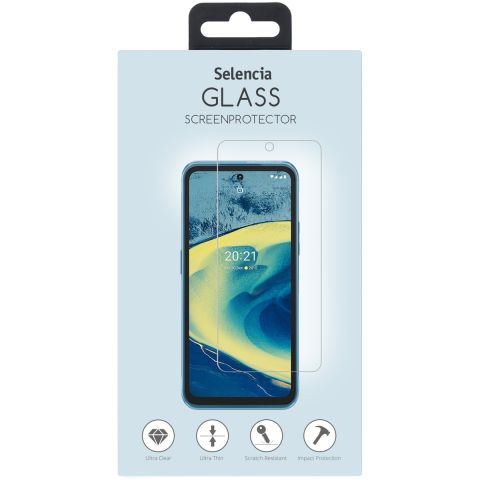 Selencia Displayschutz aus gehärtetem Glas Nokia XR20