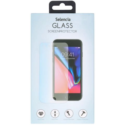 Selencia Displayschutz aus gehärtetem Glas für das Motorola Moto E30 / E40
