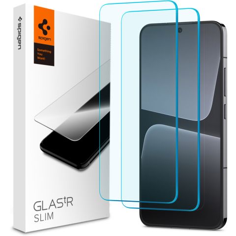 Spigen GLAStR Slim Displayschutzfolie + Applicator 2-pack für das Xiaomi 13