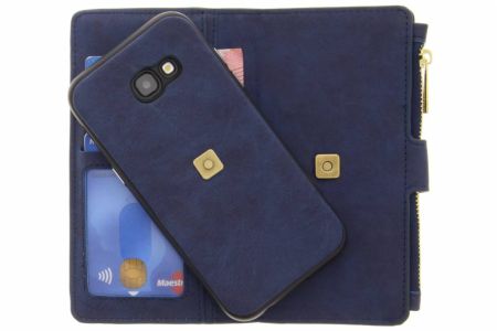 Blaue luxuriöse Portemonnaie-Klapphülle Samsung Galaxy A5 (2017)