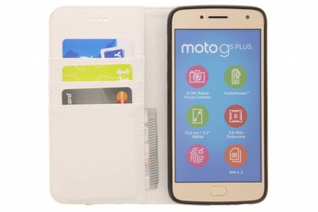 Design TPU Klapphülle für Motorola Moto G5 Plus