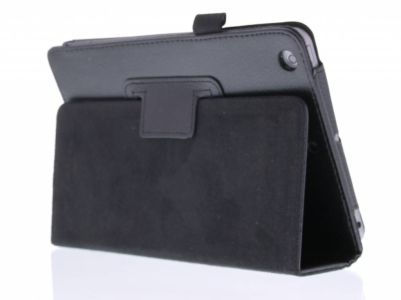 Schwarze unifarbene Tablet Klapphülle iPad Mini 3 (2014) / Mini 2 (2013) / Mini 1 (2012) 