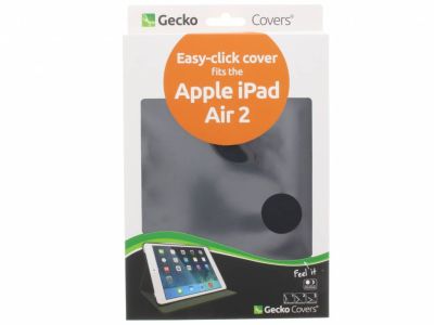 Gecko Covers Easy-Click Klapphülle für das iPad Air 2 (2014) - Schwarz