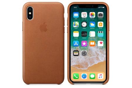 Apple Braunes Leder-Case für das iPhone X