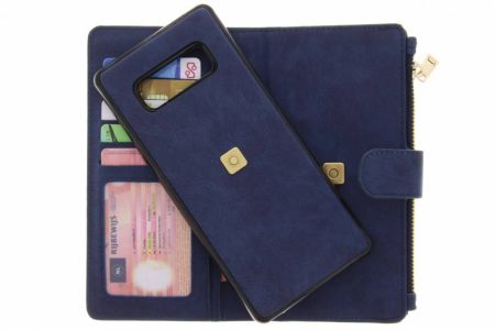 Blaue Luxuriöse Portemonnaie-Klapphülle für das Galaxy Note 8