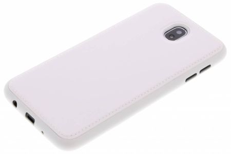 Weißes Leder TPU Case für das Samsung Galaxy J7 (2017)
