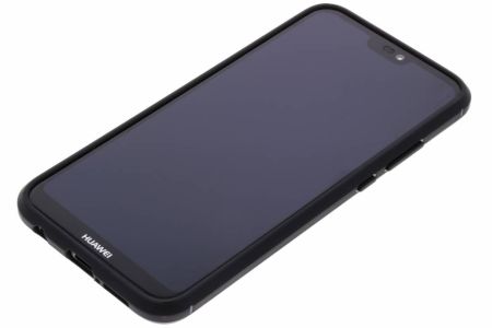 Schwarzer Brushed TPU Case Huawei P20 Lite