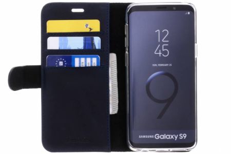 Valenta Blaues Klapphülle Classic Luxe für das Samsung Galaxy S9