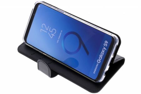 Valenta Schwarzes Klapphülle Classic Luxe für das Samsung Galaxy S9