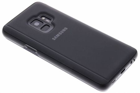 Samsung Schwarzes Original Clear View Standing Klapphülle für das Galaxy S9