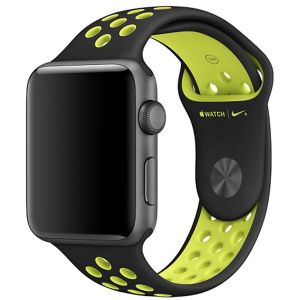 Apple Nike Sport Band Apple Watch Series 1-9 / SE - 38/40/41 mm - Black/Volt