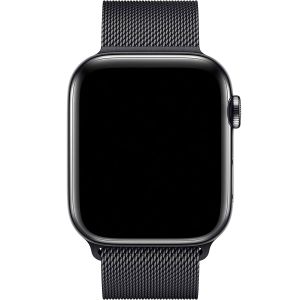 Apple Mailänder Fitness-Armband für Apple Watch Series 1-9 / SE / Ultra (2) - 42/44/45/49 mm - Schwarz