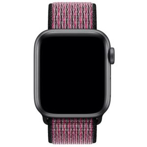 Apple Nike Sport Loop Band für Apple Watch Series 1-9 / SE - 38/40/41 mm - Pink Blast / True Berry