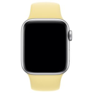 Apple Sport Band für Apple Watch Series 1-9 / SE / Ultra (2) - 42/44/45/49 mm - Lemon Cream