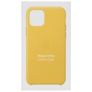 Apple Leder-Case Meyer Lemon für das iPhone 11 Pro