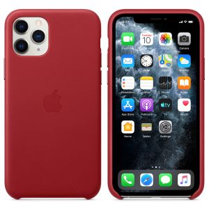 Apple Leder-Case Rot für das iPhone 11 Pro