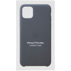 Apple Leder-Case Midnight Blue für das iPhone 11 Pro Max