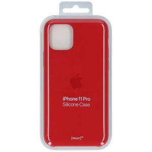 Apple Silikon-Case Rot für das iPhone 11 Pro