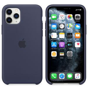Apple Silikon-Case Midnight Blue für das iPhone 11 Pro