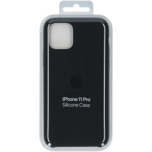 Apple Silikon-Case Schwarz für das iPhone 11 Pro