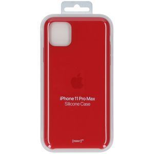 Apple Silikon-Case Rot für das iPhone 11 Pro Max