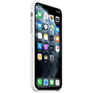 Apple Silikon-Case weiß für das iPhone 11 Pro Max