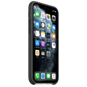Apple Silikon-Case Schwarz für das iPhone 11 Pro Max