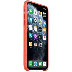 Apple Silikon-Case Clementine Orange für das iPhone 11 Pro Max