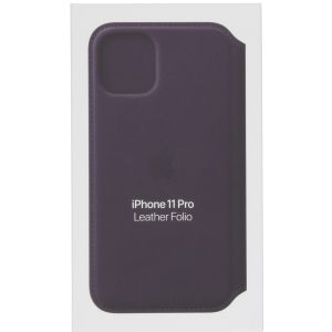 Apple Leather Folio Klapphülle Violett für das iPhone 11 Pro