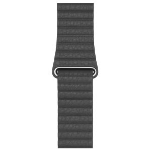 Apple ﻿Lederarmband M für Apple Watch Series 1-9 / SE / Ultra (2) - 42/44/45/49 mm - Schwarz