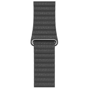 Apple ﻿Lederarmband L für Apple Watch Series 1-9 / SE / Ultra (2) - 42/44/45/49 mm - Schwarz