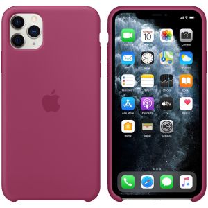Apple Silikon-Case für das iPhone 11 Pro Max - Pomegranate