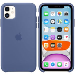Apple Silikon-Case für das iPhone 11 - Linen Blue