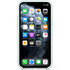 Apple Silikon-Case für das iPhone 11 Pro - Seafoam