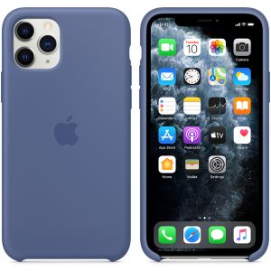 Apple Silikon-Case für das iPhone 11 Pro - Linen Blue