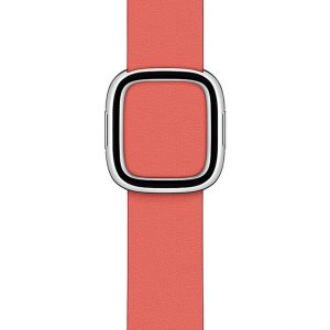 Apple Leather Band Modern Buckle für die Apple Watch Series 1-9 / SE - 38/40/41 mm - Große S - Pink Citrus