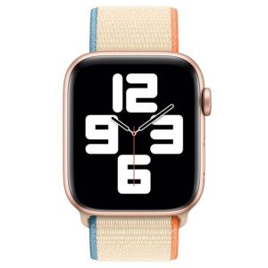 Apple Sport Loop Armband für das Apple Watch Series 1-9 / SE / Ultra (2) - 42/44/45/49 mm - Cream
