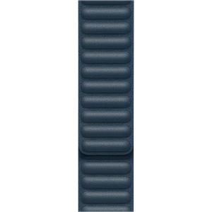 Apple Leather Link für die Apple Watch Series 1-9 / SE / Ultra (2) - 42/44/45/49mm - Größe M/L - Baltic Blue