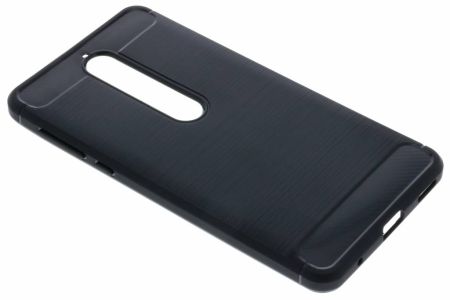 Schwarzer Brushed TPU Case Nokia 6.1