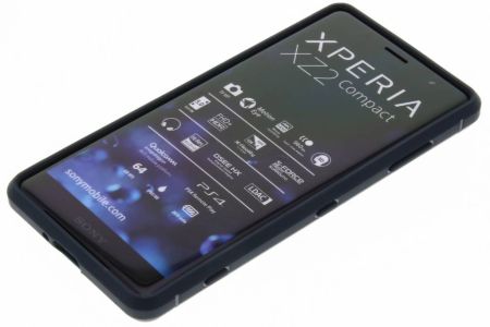 Dunkelblaues Brushed TPU Case Sony Xperia XZ2 Compact