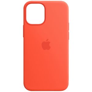 Apple Silikon-Case MagSafe für das iPhone 12 Mini - Electric Orange