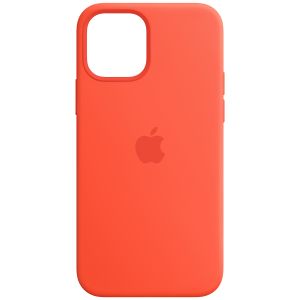 Apple Silikon-Case MagSafe für das iPhone 12 (Pro) - Electric Orange