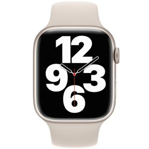 Apple Sport Band für Apple Watch Series 1-9 / SE / Ultra (2) - 42/44/45/49 mm - Starlight