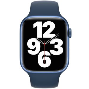Apple Sport Band für Apple Watch Series 1-9 / SE / Ultra (2) - 42/44/45/49 mm - Abyss Blue