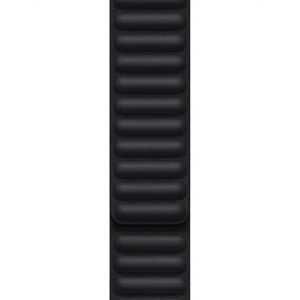 Apple Leather Link für die Apple Watch Series 1-9 / SE / Ultra (2) - 42/44/45/49 mm - Größe M/L - Midnight