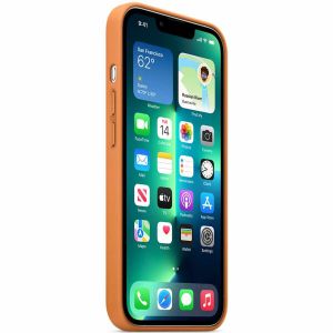 Apple Leder-Case MagSafe iPhone 13 Pro Max - Golden Brown